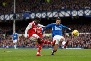 Gol Bukayo Saka Pembuka Jalan Arsenal Bantai Everton