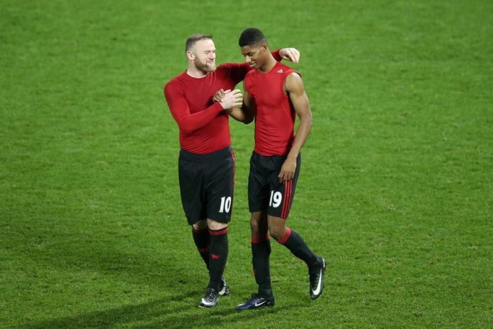 Rooney Tantang Rashford Pecahkan Rekor Golnya di Man United