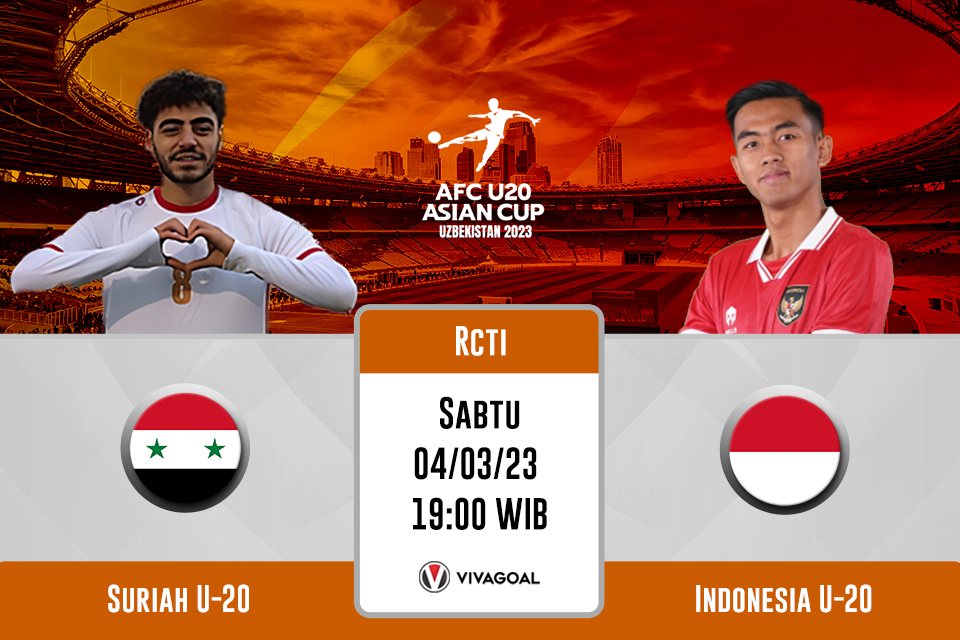 Suriah U-20 vs Indonesia U-20: Prediksi, Jadwal, dan Link Live Streaming