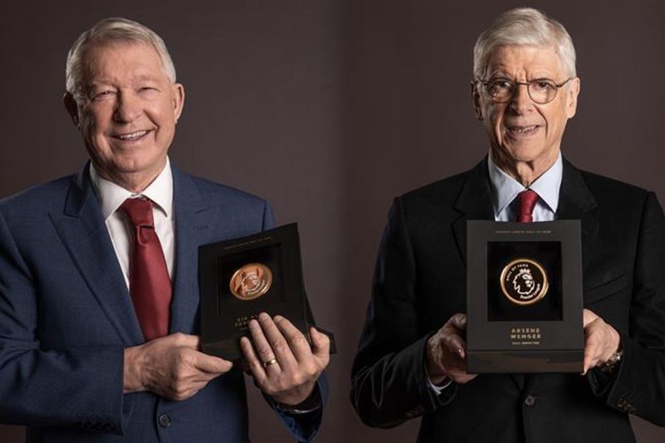 Arsene Wenger dan Alex Ferguson Resmi Dilantik Menjadi Premier League Hall of Fame