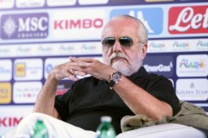Presiden Napoli Berharap Bisa Gelar Pesta Juara di Kandang Sendiri