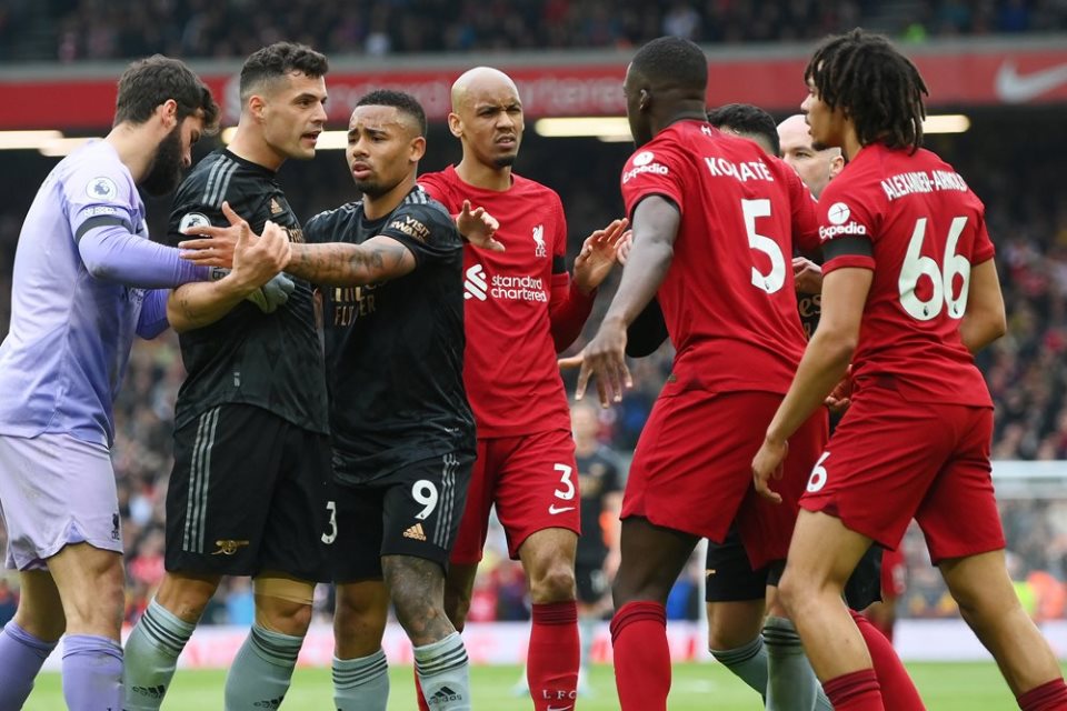 Xhaka Bikin Ribut di Anfield Bikin Arsenal Gagal Menang Atas Liverpool