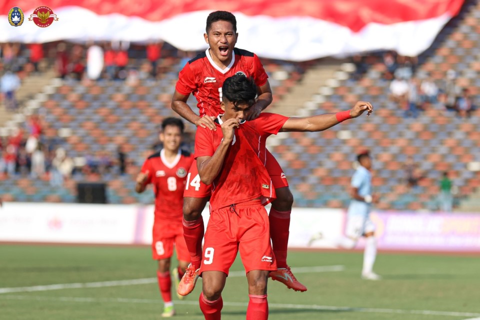Gilas Myanmar 5-0, Timnas Indonesia U-22 Rebut Puncak Klasemen Sementara Grup A