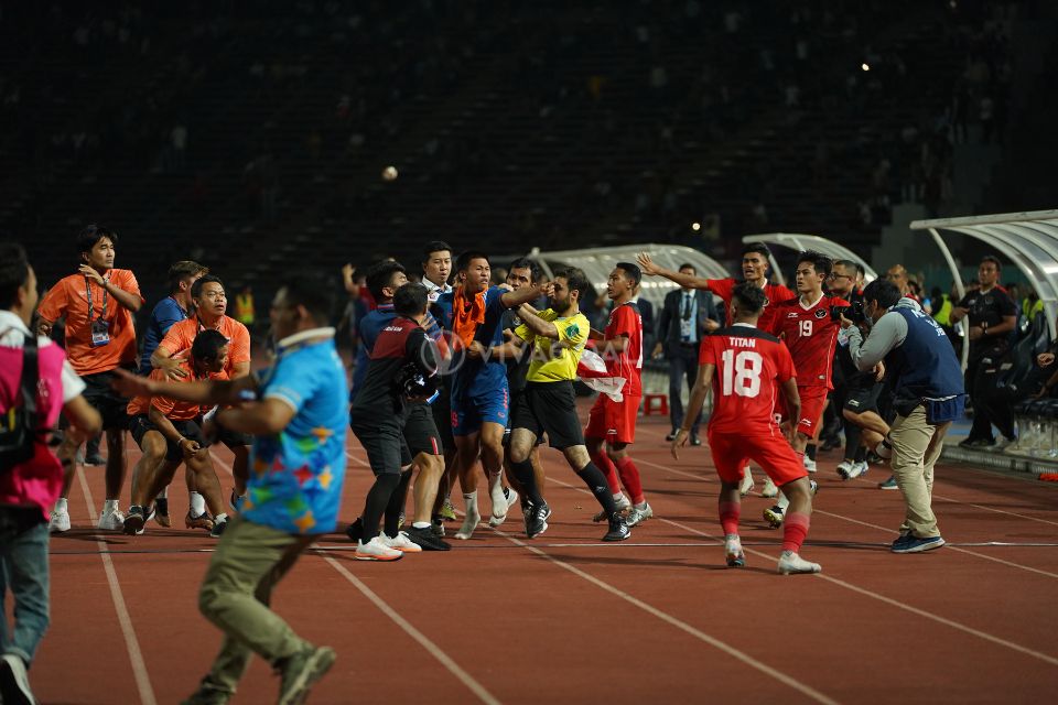 Kericuhan Antara Indonesia dan Thailand di Final SEA Games 2023 Berakhir Damai