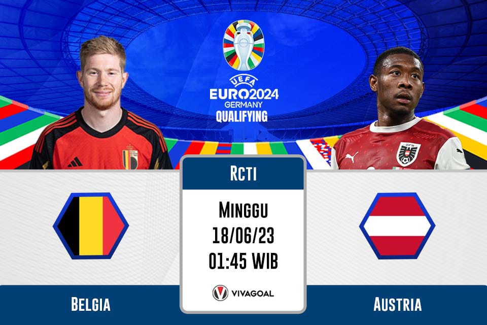 Belgia vs Austria: Prediksi, Jadwal dan Link Live Streaming