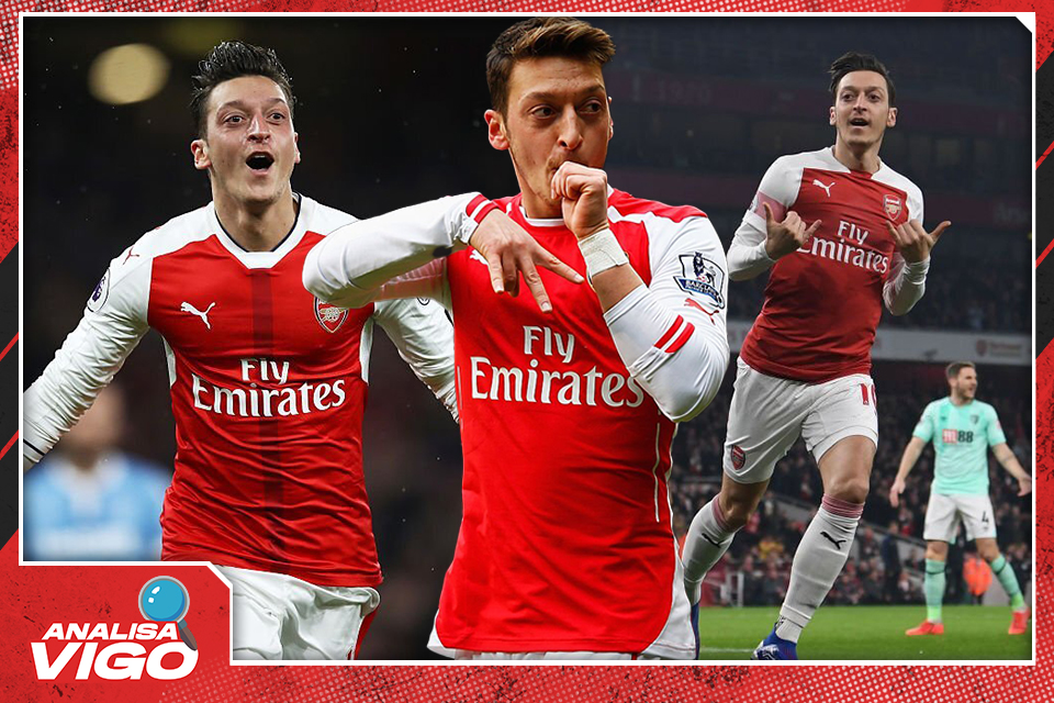 Analisa Vigo: Terbang Tenggelamnya Mesut Ozil di Arsenal
