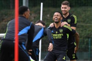 Kabar Baik Untuk Arsenal, Gabriel Jesus Sudah Kembali Berlatih Pasca Cedera Lutut