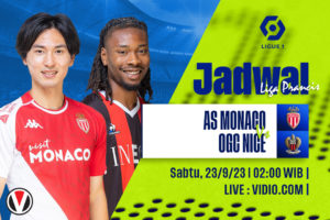 AS Monaco vs Nice: Prediksi, Jadwal dan Link Live Streaming