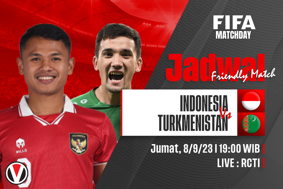 Indonesia vs Turkmenistan: Prediksi, Jadwal, dan Link Live Streaming