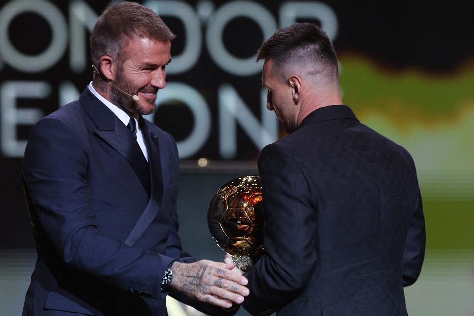 Messi Menangkan Ballon d'Or 2023, Beckham Sudah Siapkan Perayaan di Miami
