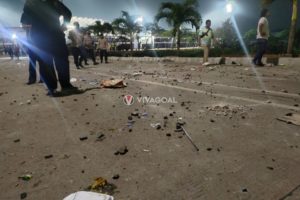 Kericuhan di laga Dewa United vs Persib Bandung
