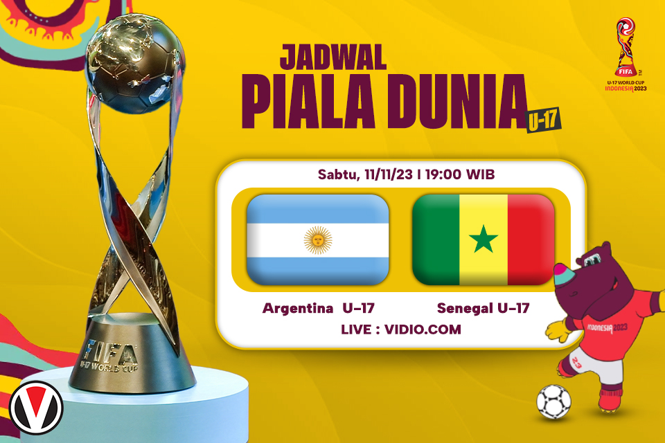 Argentina U-17 vs Senegal U-17: Prediksi, Jadwal, dan Link Live Streaming