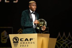 Kalahkan Mo Salah, Victor Osimhen Rebut Penghargaan Pemain Terbaik Afrika 2023