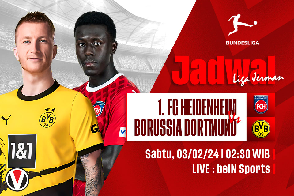 Heidenheim vs Dortmund: Prediksi, Jadwal, dan Link Live Streaming