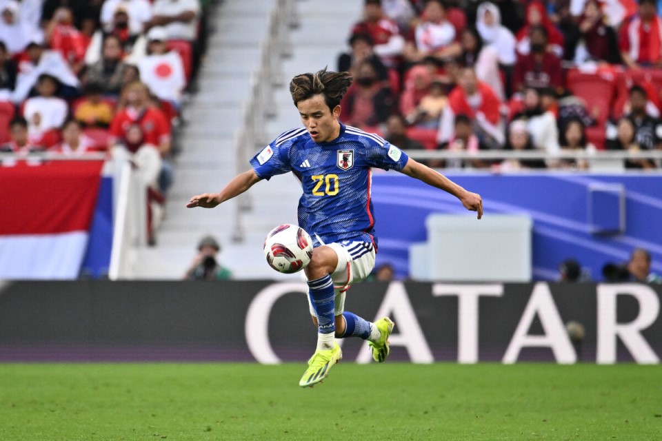 Kubo Bahagia Akhirnya Cetak Gol untuk Jepang di Piala Asia 2023