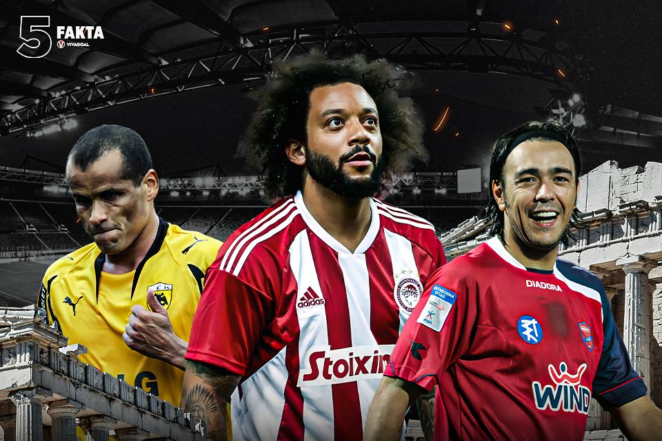 5 Fakta Bintang Sepakbola yang Pernah Main di Liga Yunani