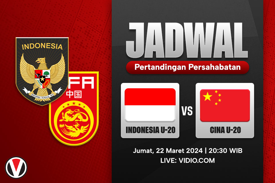 Indonesia U-20 vs Cina U-20: Prediksi, Jadwal, dan Link Live Streaming