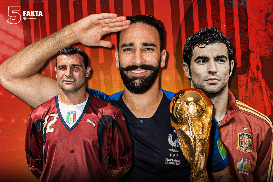 5 Fakta Pesepakbola yang Memenangkan Piala Dunia Tanpa Bermain