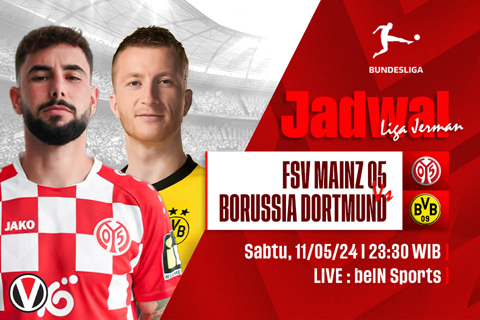 Mainz 05 vs Dortmund: Prediksi, Jadwal, dan Link Live Streaming
