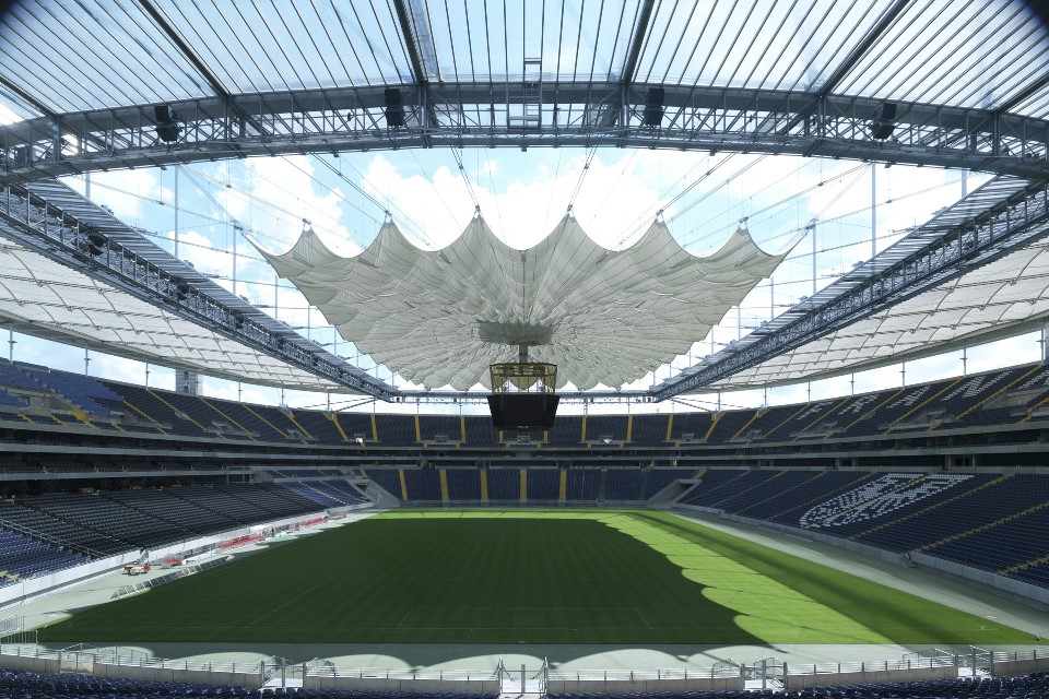 Deutsche Bank Park yang merupakan markas Eintracht Frankfurt jadi salah satu venue Euro 2024.