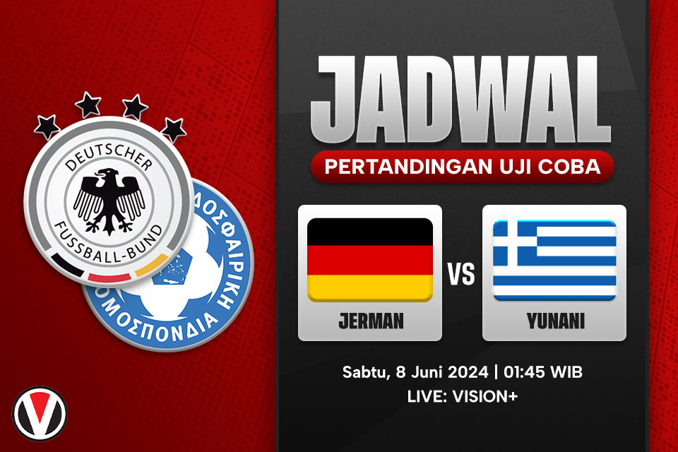 Jerman vs Yunani: Prediksi, Jadwal, dan Link Live Streaming