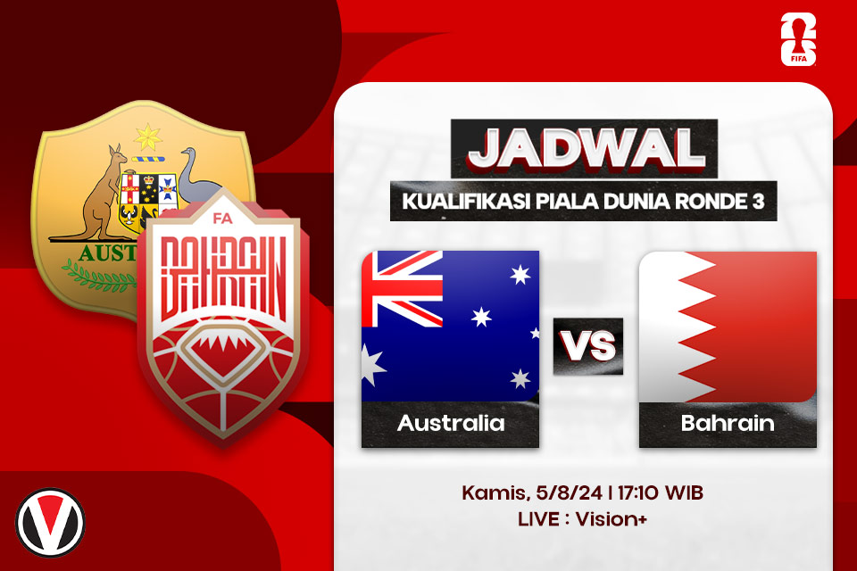 Australia vs Bahrain: Prediksi, Jadwal, dan Link Live Streaming