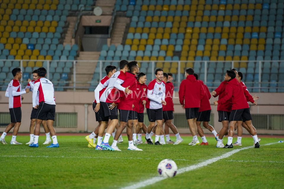 Pemain Timnas Indonesia dalam Kondisi Siap Jelang Lawan China