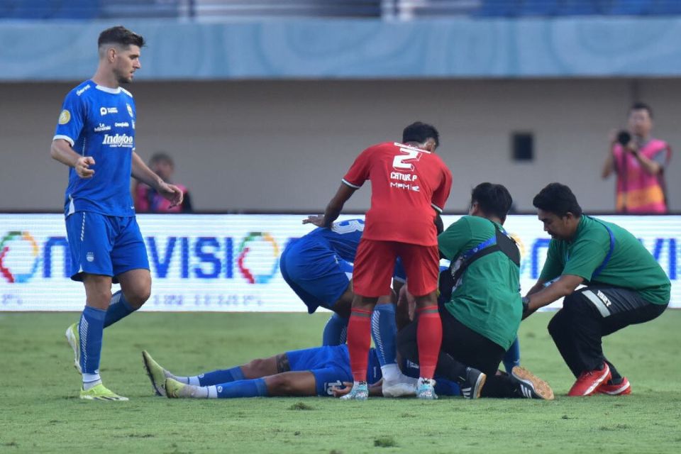 Sempat Tak Sadarkan Diri, Tyronne del Pino Sudah Gabung Sesi Latihan Persib