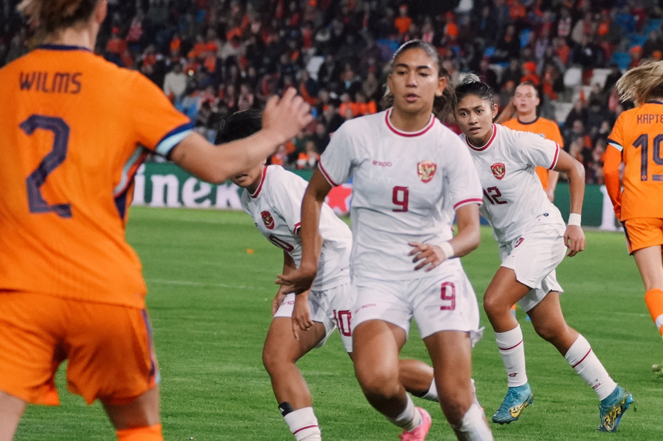 timnas wanita indonesia vs belanda