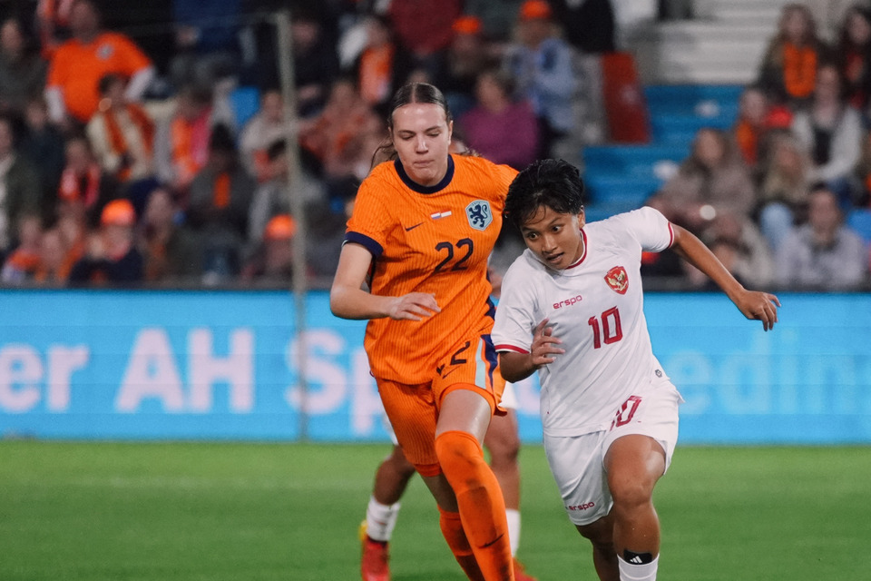 timnas wanita indonesia vs belanda