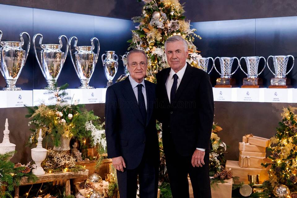 Soal Potensi Transfer Madrid di Januari, Perez Bakal Bertemu dengan Ancelotti