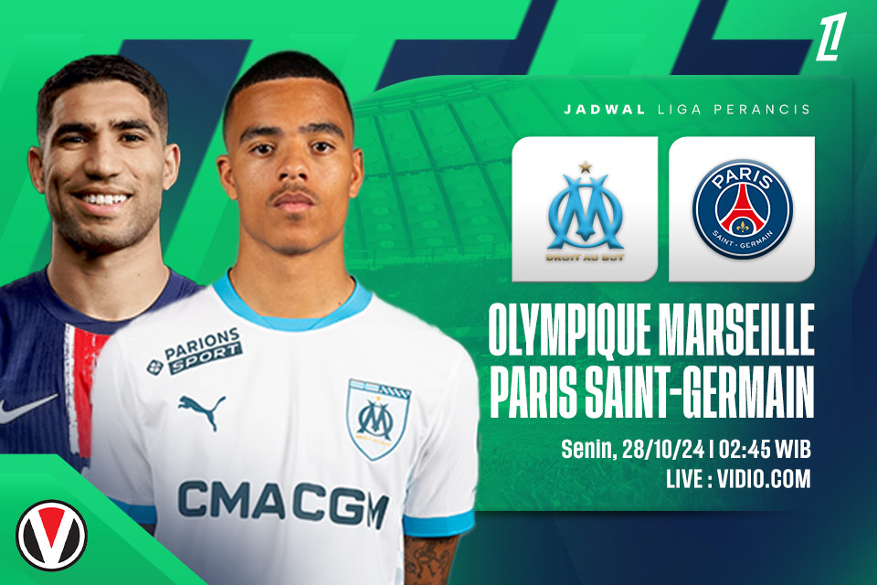 Marseille vs PSG: Prediksi, Jadwal dan Link Live Streaming