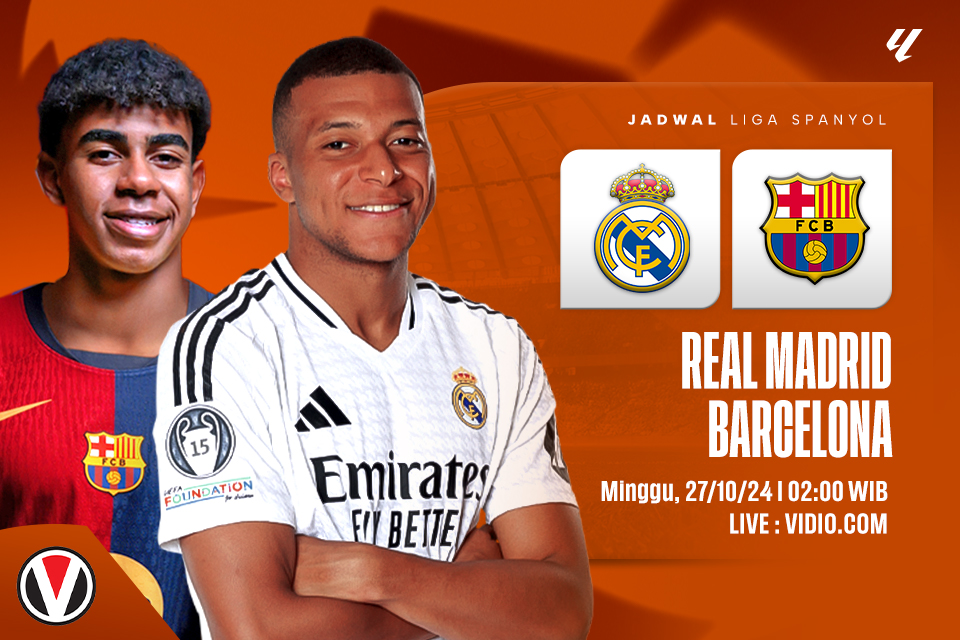 Real Madrid vs Barcelona: Prediksi, Jadwal, dan Link Live Streaming