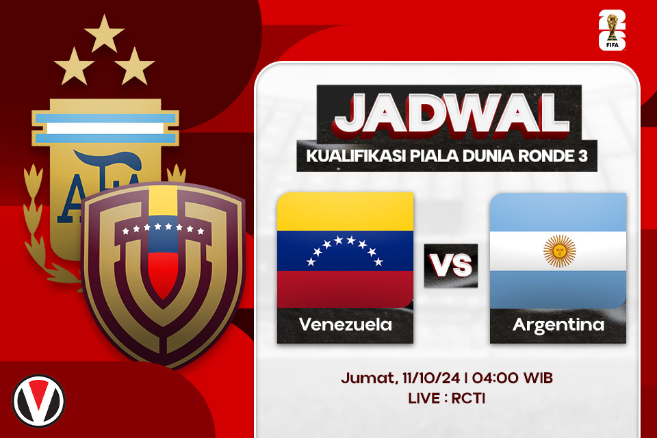 Venezuela vs Argentina: Prediksi, Jadwal, dan Link Live Streaming