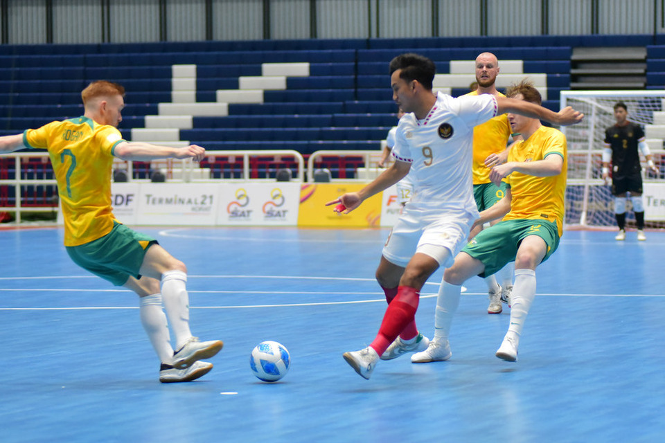 timnas futsal Indonesia vs Australia