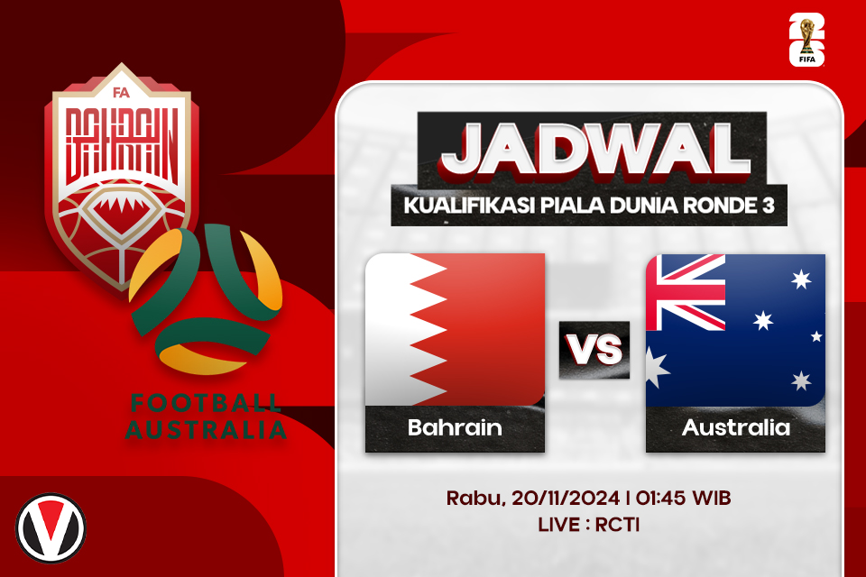 Bahrain vs Australia: Prediksi, Jadwal, dan Link Live Streaming