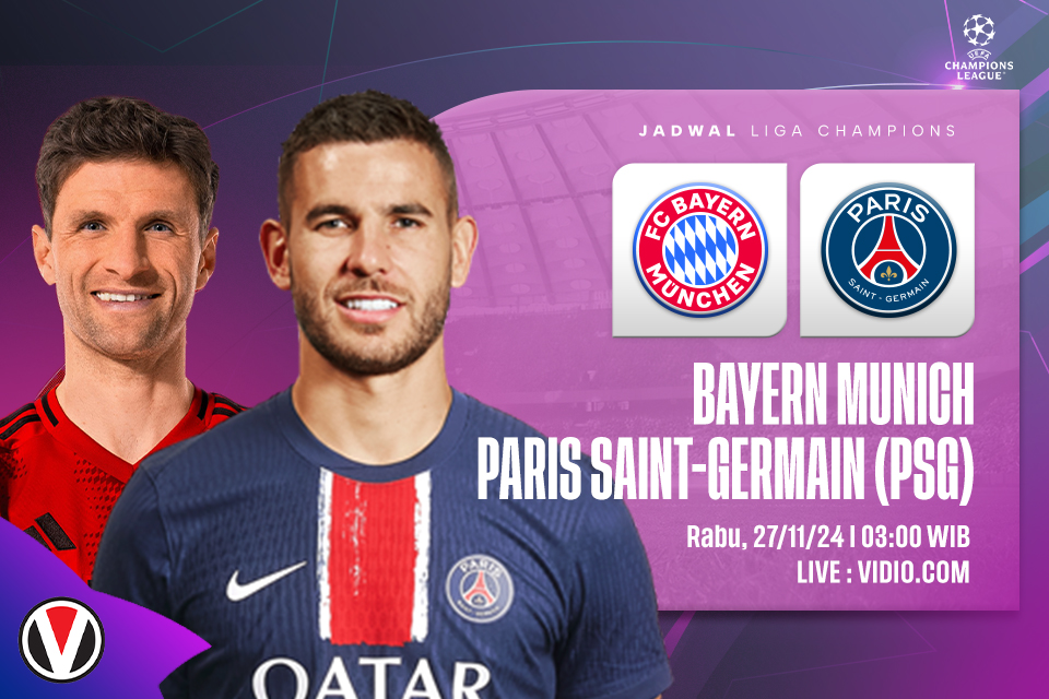 Bayern Munich vs PSG: Prediksi, Jadwal, dan Link Live Streaming