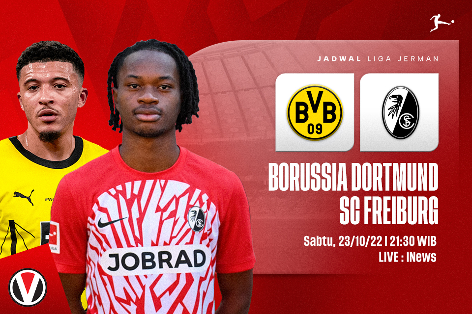 Dortmund vs Freiburg: Prediksi, Jadwal, dan Link Live Streaming