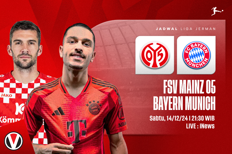 FSV Mainz vs Bayern Munich: Prediksi, Jadwal, dan Link Live Streaming