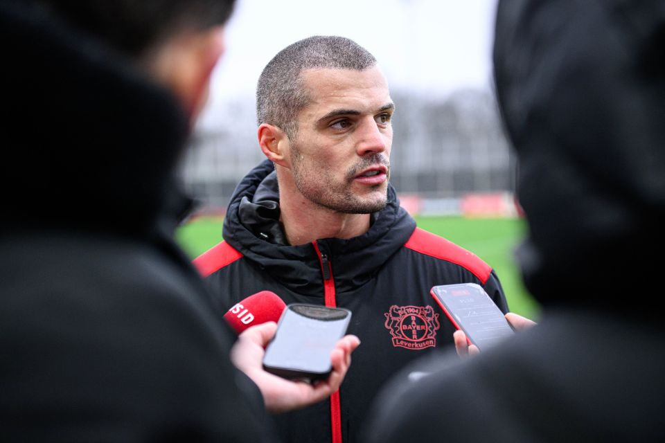 Granit Xhaka Diragukan Tampil Bela Leverkusen Kontra Dortmund