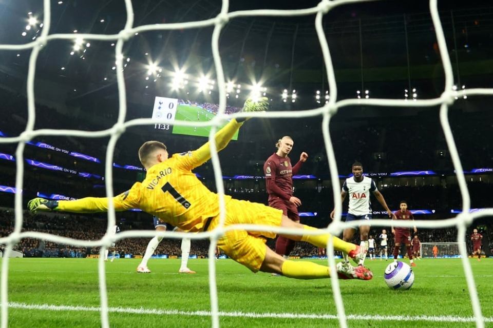 Haaland Tottenham vs City