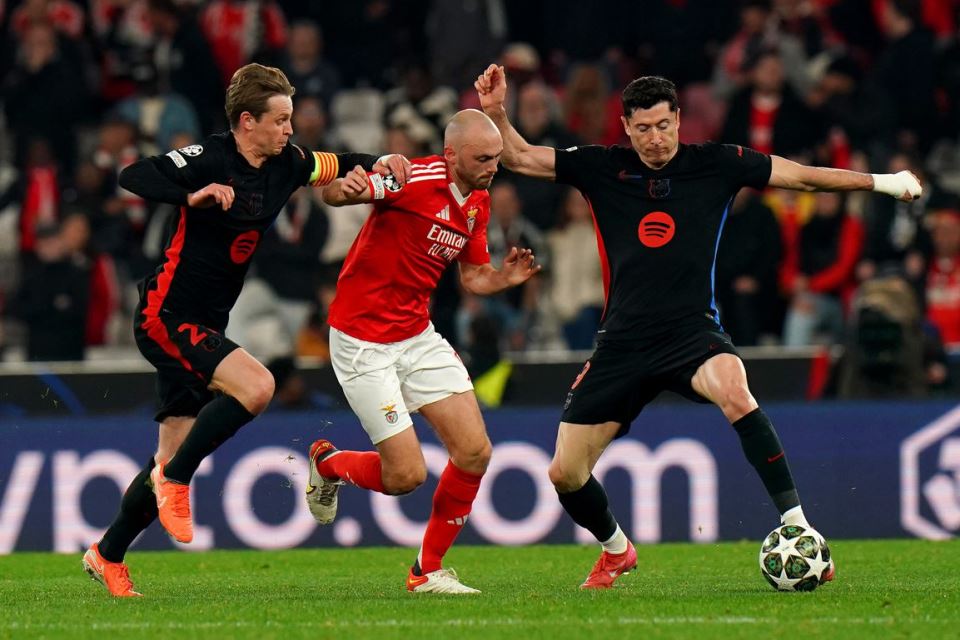 Dua Pergantian yang Dicanangkan Barcelona dalam Leg Kedua Melawan Benfica