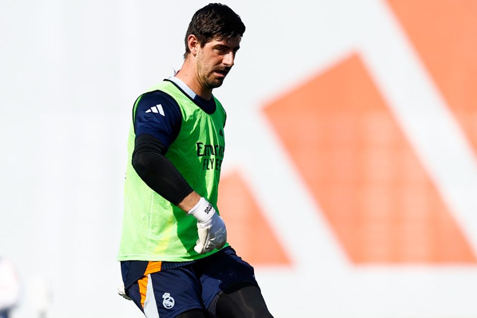 Thibaut Courtois Siap Jaga Gawang Real Madrid Kontra Arsenal