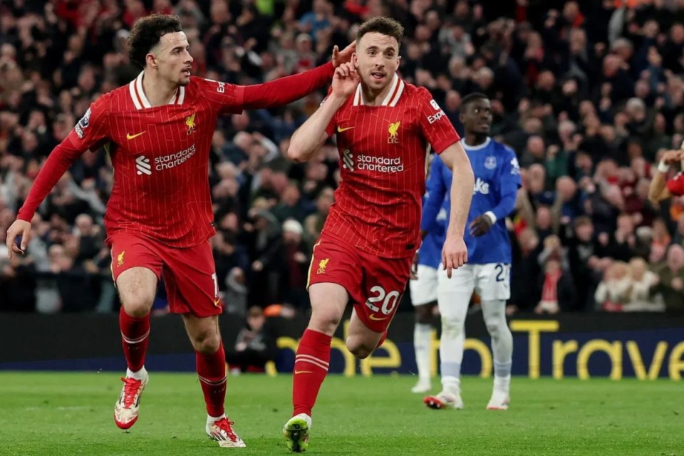 Jota Liverpool Everton
