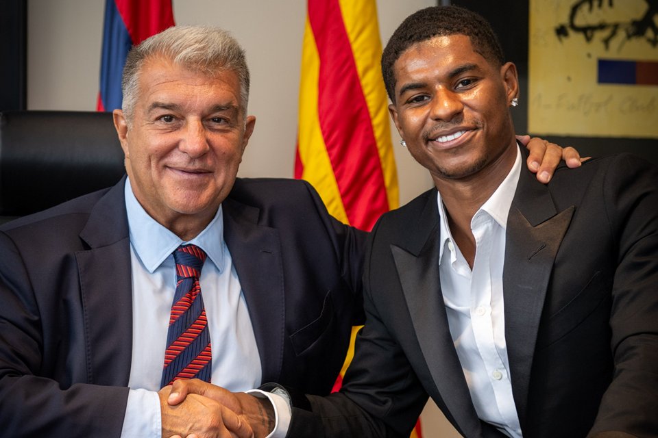 Senangnya Laporta Saat Barcelona Amankan Pemain Sejujur Rashford