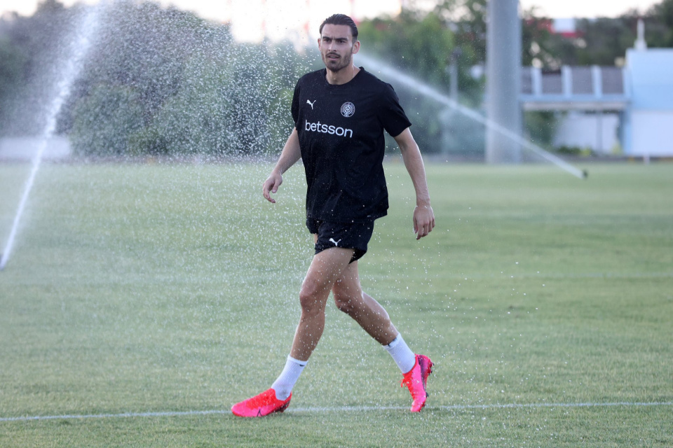 Penyerang OFI Crete, Andrew Jung. Foto: X OFI Crete