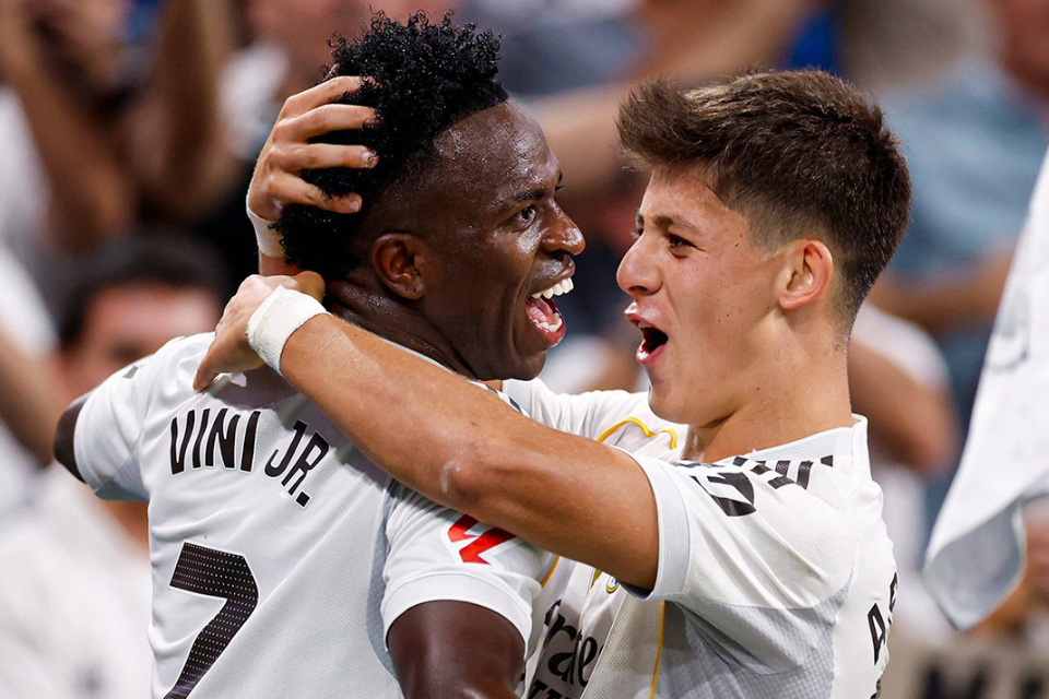 Vinicius Jr. dan Arda Guller.