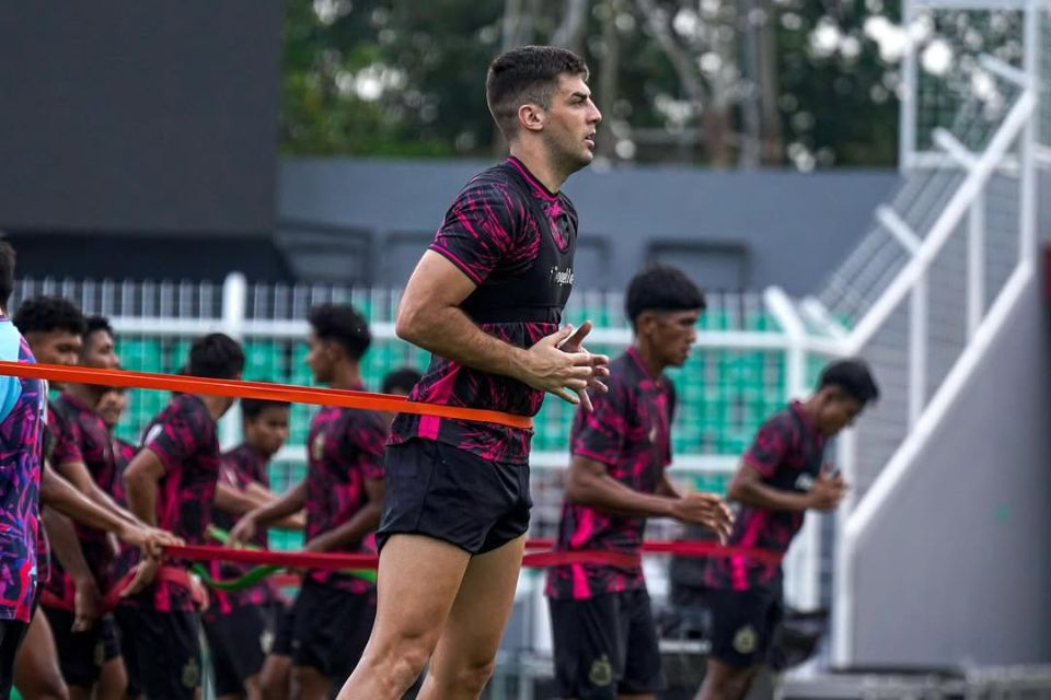 Striker anyar Bhayangkara FC, Dejan Racic, mengaku sangat bahagia bisa bermain di Indonesia di BRI Super League musim 2025/26.