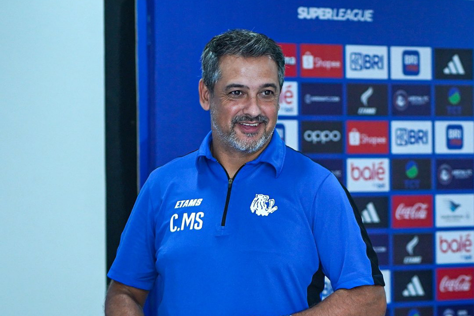 Pelatih Arema FC, Marcos Santos.