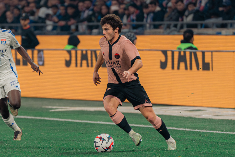 Joao Neves, Gelandang Paris Saint-Germain (PSG).